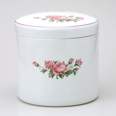 Setomono Honpo Urn, Pink Rose, Waist Diameter Approx. 7.1 x Height 8.3 inches (18 x 21 cm)