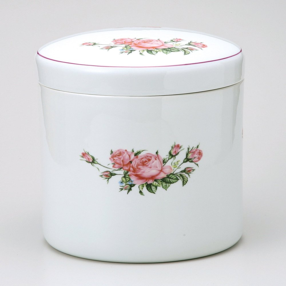 Setomono Honpo Urn, Pink Rose, Waist Diameter Approx. 7.1 x Height 8.3 inches (18 x 21 cm)