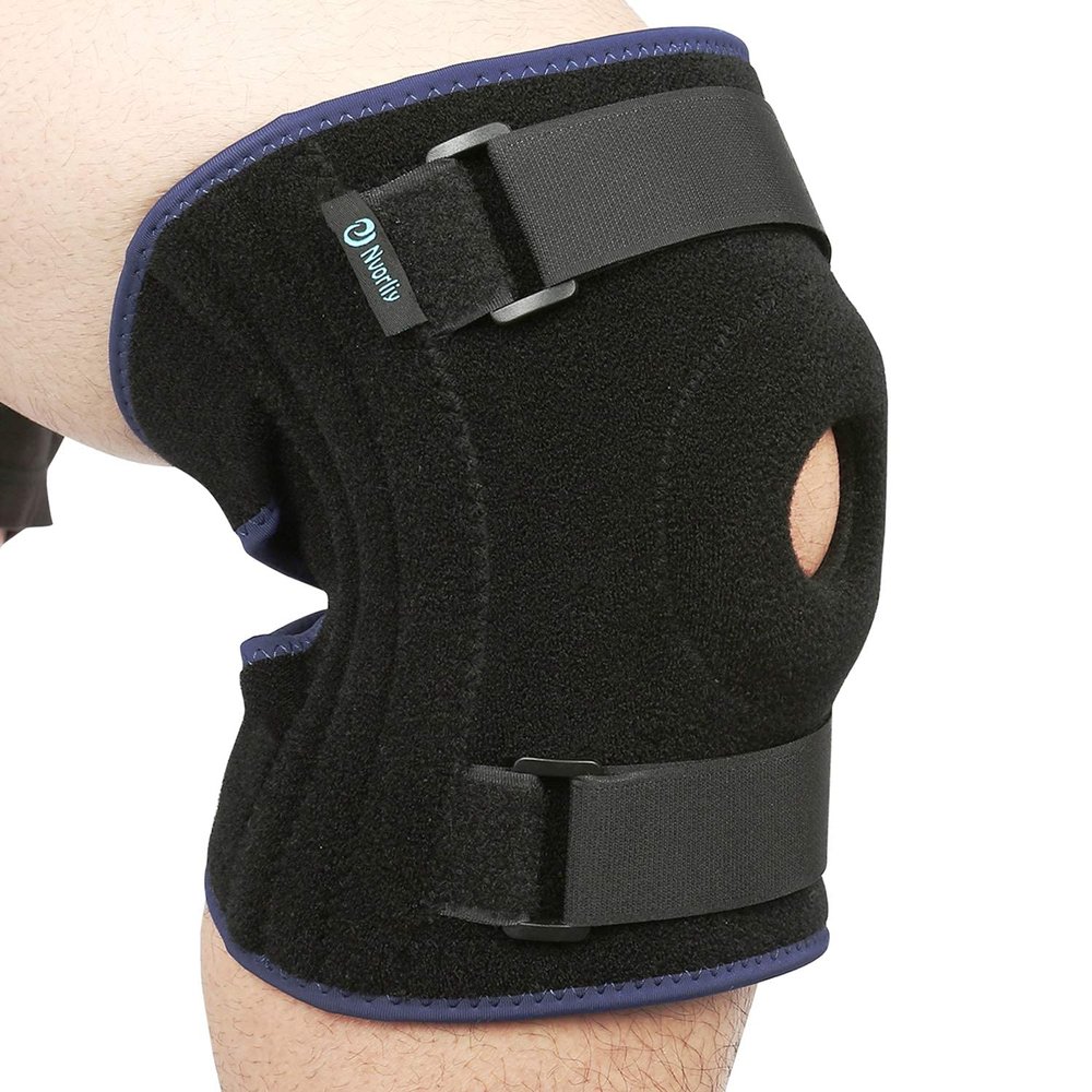 Nvorliy Plus Size Knee Braces for Knee Pain, Extra Large Adjustable Knee Support with Side Stabilizers for Arthritis Pain, Meniscus Tear, ACL, LCL, Injury Recovery & Pain Relief - Fit Women & Men