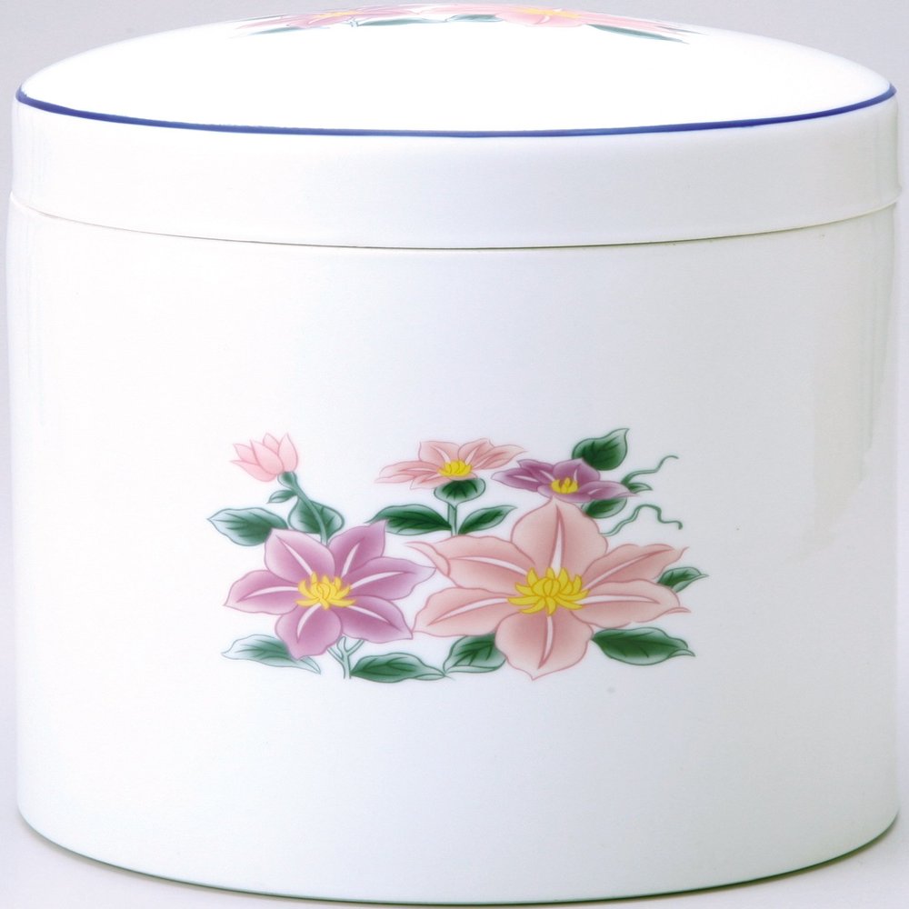 Setomo Honpo Tessen Urn, Body Diameter Approx. 5.1 x Height 5.5 inches (13 x 14 cm)