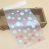 200 Pcs 8x10cm Cute Daisy Cello Cellophane Bags OPP Plastic Bags Flat Self Sealing Treat Bags for Bakery Cookies Pink view 1