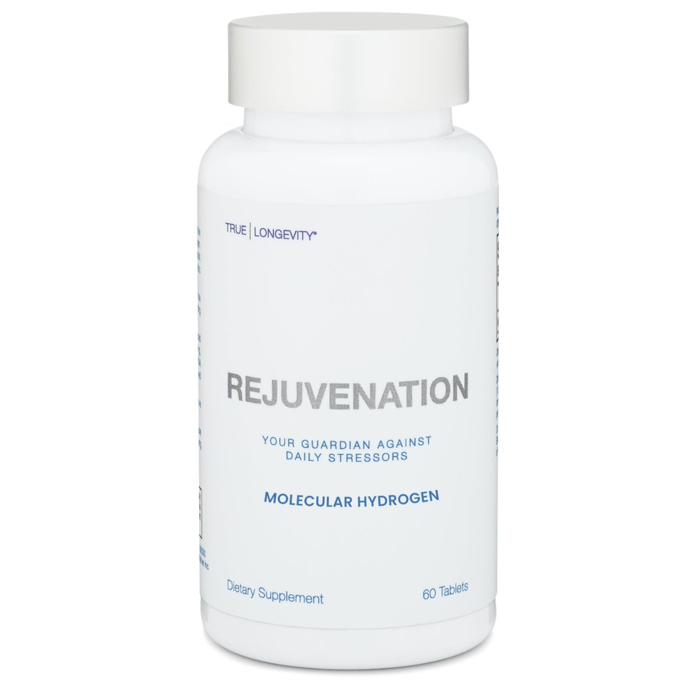 DRINK HRW Rejuvenation Molecular Hydrogen Water Tablets: 12 ppm H2, Hydrogen & Magnesium Supplement, Supports Energy Production, Recovery, Cognitive Function Daily (Unflavored, 60 Count)