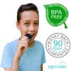 Munchables Biscuit Sensory Chew Necklace  Chewy Fidget Toy for Boys and Girls (Black) view 2