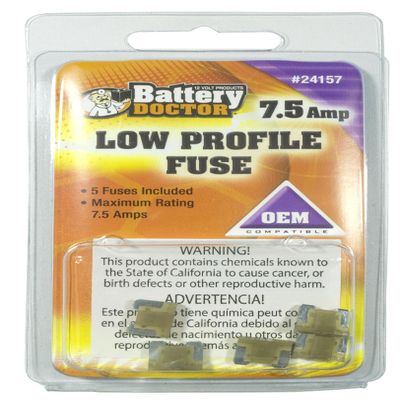 WirthCo 24157 Low Profile ATM Mini Fuse, 5 Pack