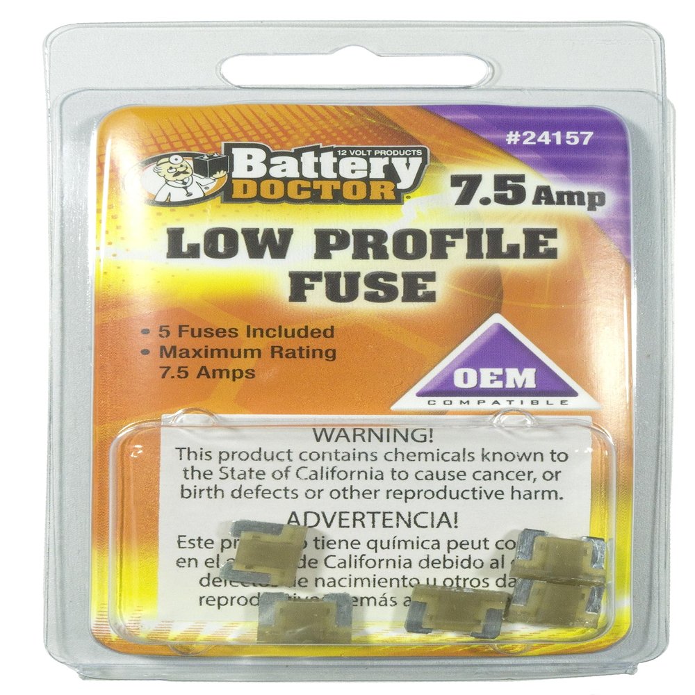 WirthCo 24157 Low Profile ATM Mini Fuse, 5 Pack