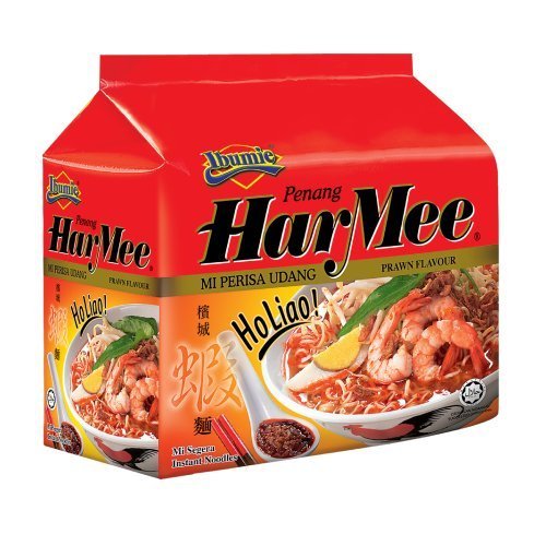 Ibumie Penang Har Mee (Prawn Flavor) / Signature Aroma Original Taste of Prawn Noodles Soup from Food Heaven, Penang Malaysia (10 packets x 85g)