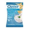 Quest Nutrition Tortilla Style Protein Chips, Ranch, Low Carb, Gluten Free, Baked, 1.1 Ounce (Pack of 8) view 2