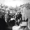 Medics remove a casualty from the battle field to an aid station Poster Print by Stocktrek Images (22 x 34) view 1