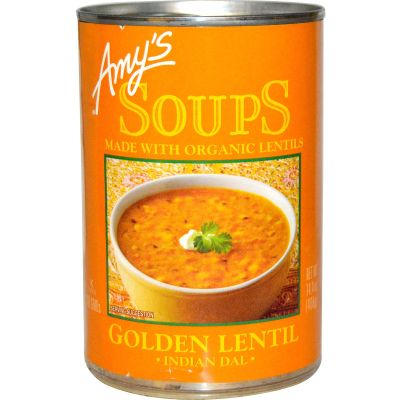 Amy's Organic Soup Golden Lentil, 14.4 Ounce (pack Of 12)