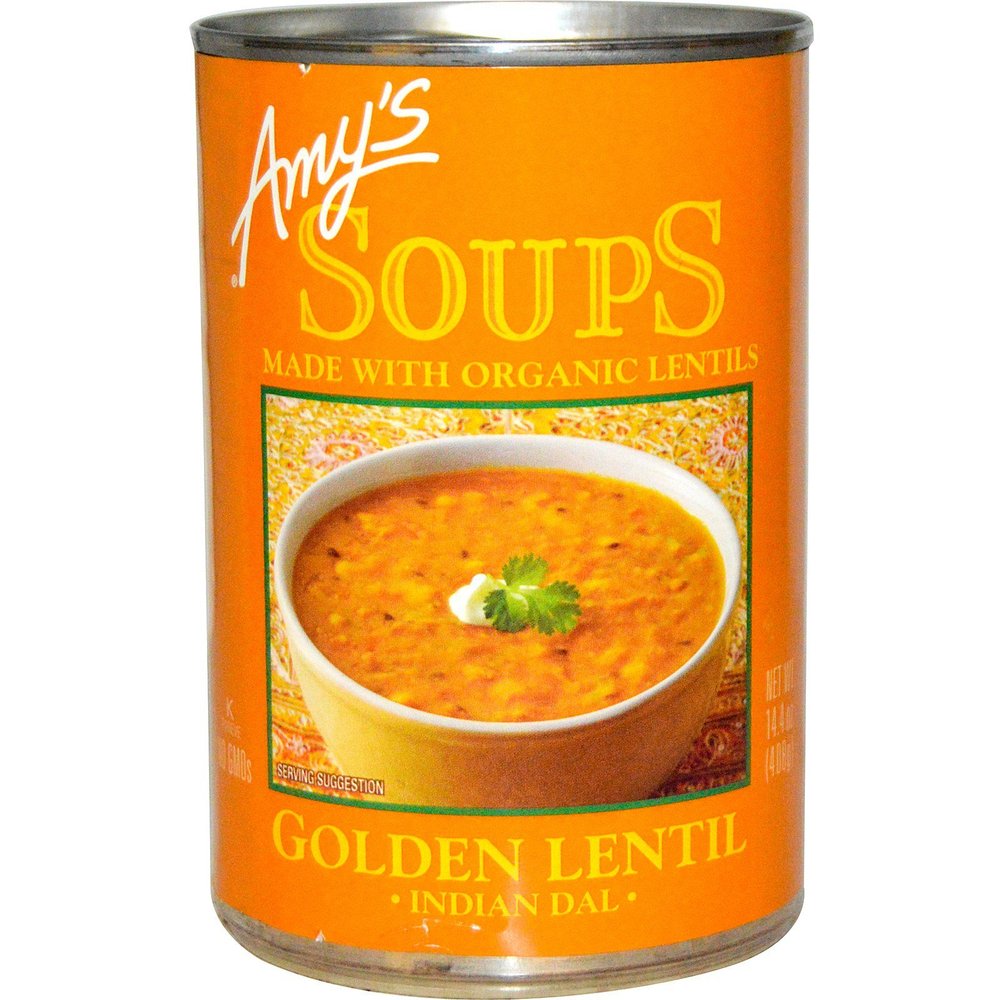 Amy's Organic Soup Golden Lentil, 14.4 Ounce (pack Of 12)