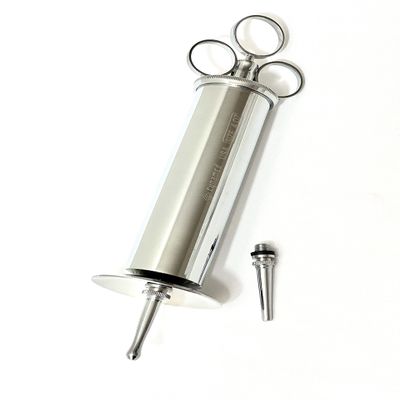 Ear Wax Removal Syringe 4 OZ - Brass with chrome finish -HIGH QUALITY