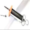 PREMIUM 3oz Ear Syringe Wax Remover Orange Veterinary Instruments ( CYNAMED ) view 2