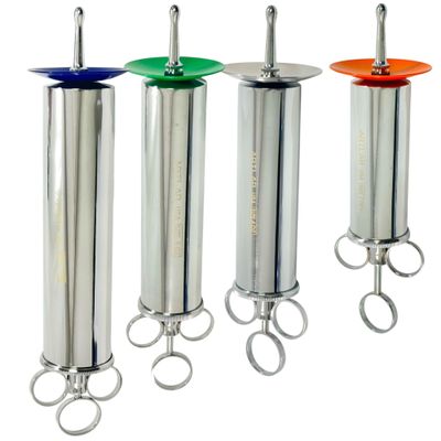 4 Pc Premium 3,4,6,8oz Ear Syringe Wax Remover Veterinary Instruments ( Cynamed )