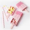 TanQiang 50 Pcs Ice Cream Shape Gift Boxes Women Wedding Party Candy Box Favor Box (Pink) view 1