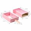 TanQiang 50 Pcs Ice Cream Shape Gift Boxes Women Wedding Party Candy Box Favor Box (Pink) view 3
