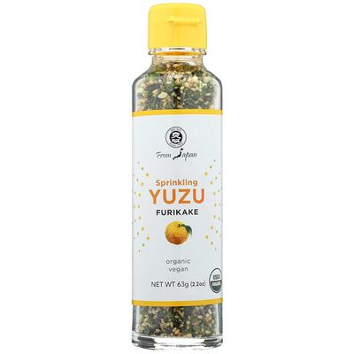 Muso from Japan - Yuzu Furikake Seasoning, USDA Organic, Vegan Friendly, No Additives, Refreshing Citrus Flavor for Rice, Sushi - 2.2 oz (Pack of 1)