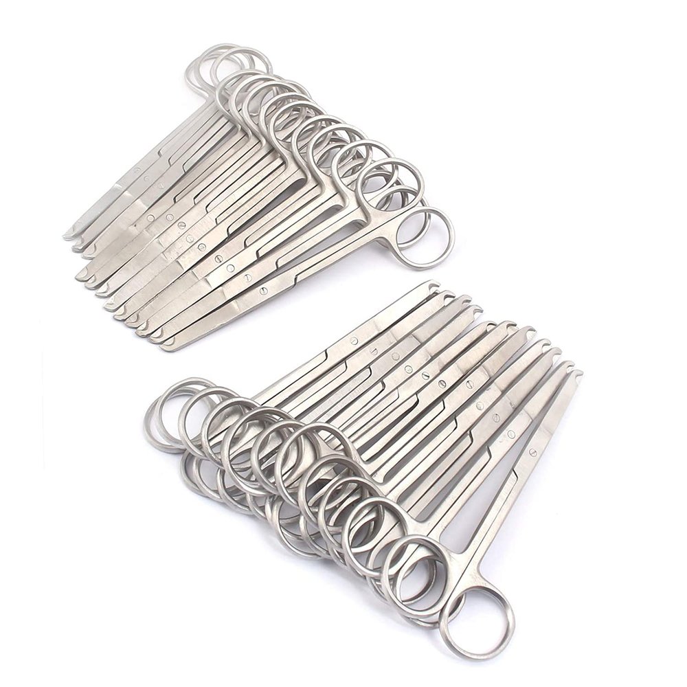 WellnessD'Light - Set of 24 Spencer Stitch Scissors 4.5" Stainless Steel