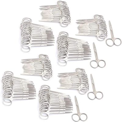 WellnessD'Light - Set of 100 Spencer Stitch Scissors 4.5" Stainless Steel