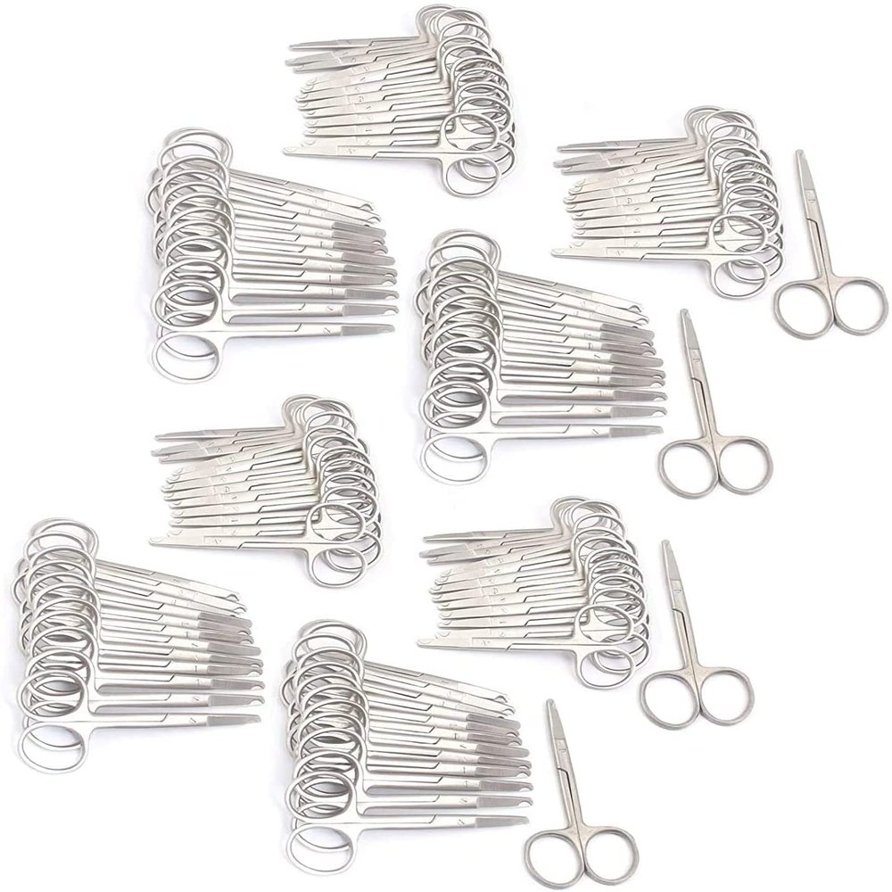 WellnessD'Light - Set of 100 Spencer Stitch Scissors 4.5" Stainless Steel