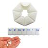 2 Pc Pill Box Organizer 7 Day Weekly Medicine Vitamins Storage Container Travel view 2