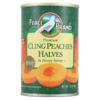 Peace Brand Premium Cling Peaches Syrup 425g (Halves in Heavy, 1 Count) view 1