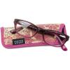 +1.00 Foster Grant with FosterPure Advanced Lenses Women's Purple Reading Glasses view 1