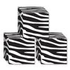 Club Pack Zebra Print Favor Boxes Pack of 3, Case Contains 12 Packs (36 Zebra Print Favor Boxes) view 1