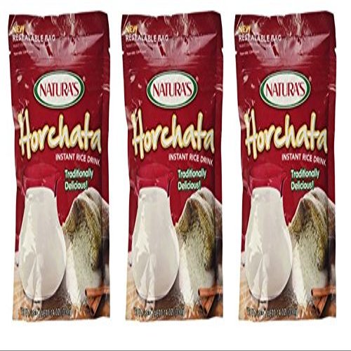 Natura's Horchata Instant Rice Drink 14 oz Packets (Pack of 3)