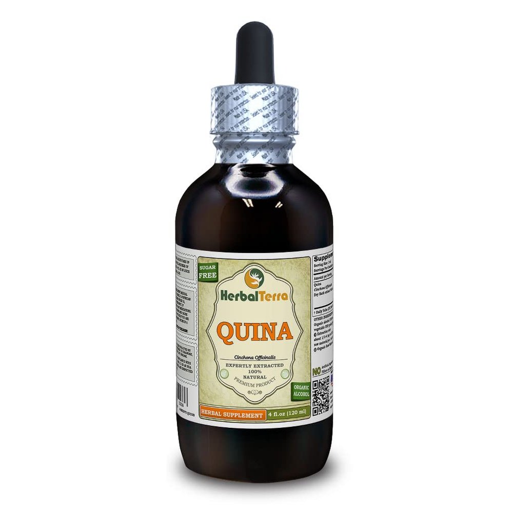 Quina (Cinchona Officinalis) Tincture, Dried Bark Liquid Extract 4 oz