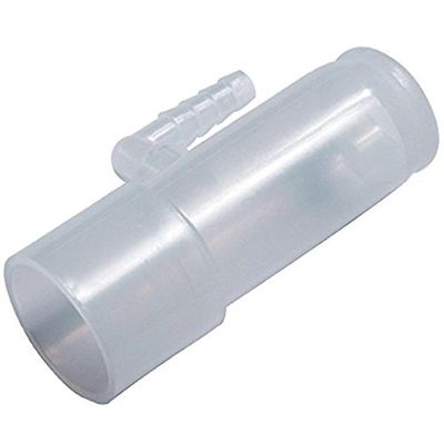 2 pcs Oxygen Adapter Enrichment Port Connector fits CPAP Tubing Hose Model 1642 by NAKO Group