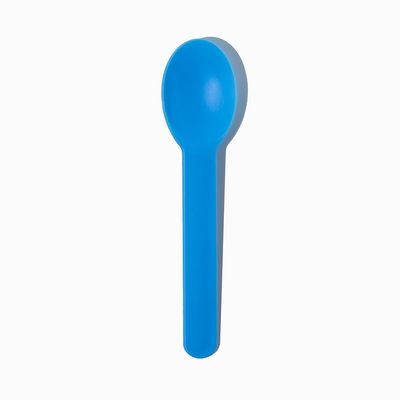 [1,000 Count] Blue Heavy Duty Plastic Spoons - Bulk, Disposable, Dishwasher Safe, and Reusable Frozen Yogurt Ice Cream Spoons - Frozen Dessert Supplies