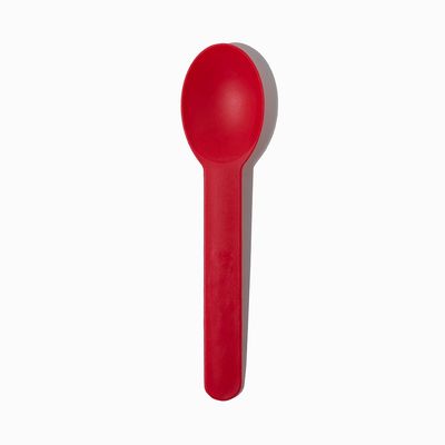 [1,000 Count] Red Heavy Duty Plastic Spoons - Bulk, Disposable, Dishwasher Safe, and Reusable Frozen Yogurt Ice Cream Spoons - Frozen Dessert Supplies
