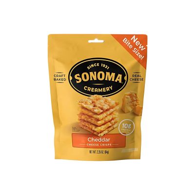 SONOMA CREAMERY Cheddar Crisps, 2.25 OZ
