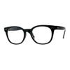 SA106 Womens Flower Print Plastic Horn Rim Reading Glasses Solid Black 2.5 view 1