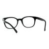 SA106 Womens Flower Print Plastic Horn Rim Reading Glasses Solid Black 2.5 view 4