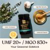 Manuka Honey UMF 20+ MGO 830+ 100% Pure New Zealand Raw & Unfiltered, Certified Award Winning, Silky Smooth Taste & Texture 8.8 Oz view 4
