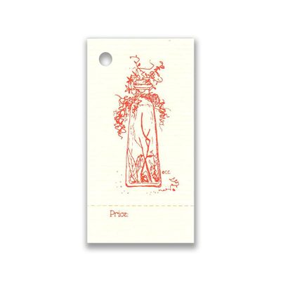 100 Hang Tags Oils/VINEGARS JAR Perforated for Price & 100 Cut Strings for Crafts & Gifts. Personalize & Price Your Merchandise.