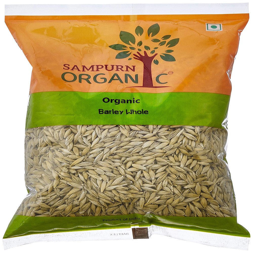 Sampurn Organic Barley Whole 500 g USDA Certified17.63 Ounce