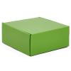 10ea - 15-1/8 X11-1/8 X4 Apple Green Corrugated Tuck Top Box-Pk view 1