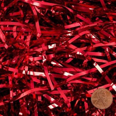 Paper Mart Red Metallic Cello Shred