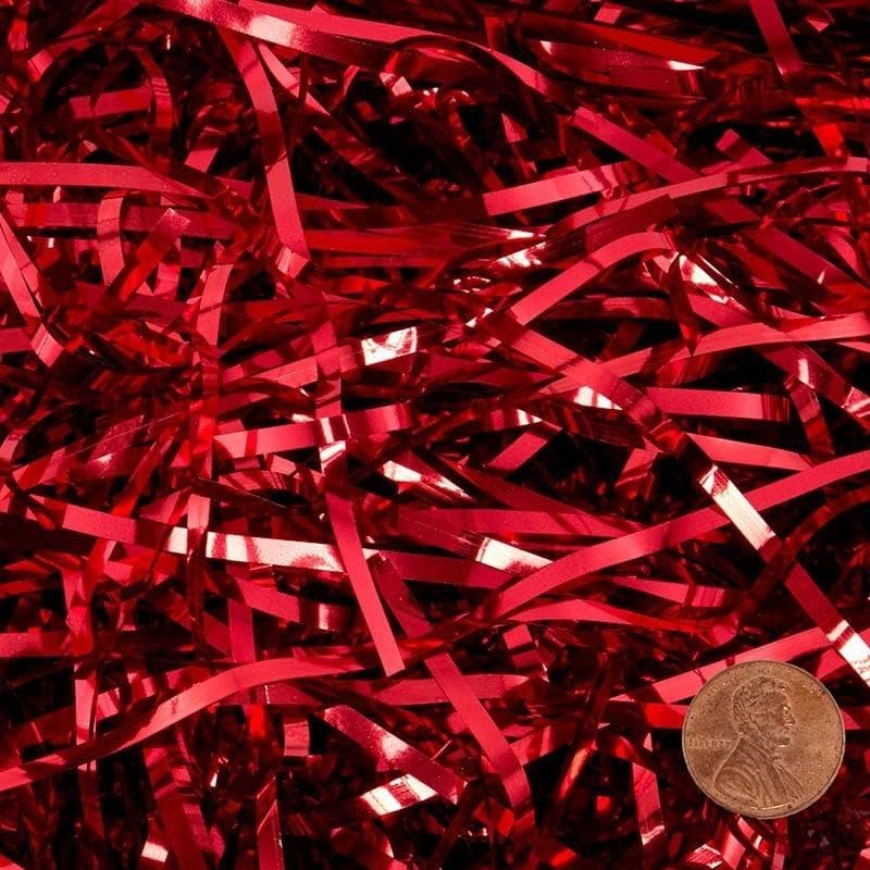 Paper Mart Red Metallic Cello Shred