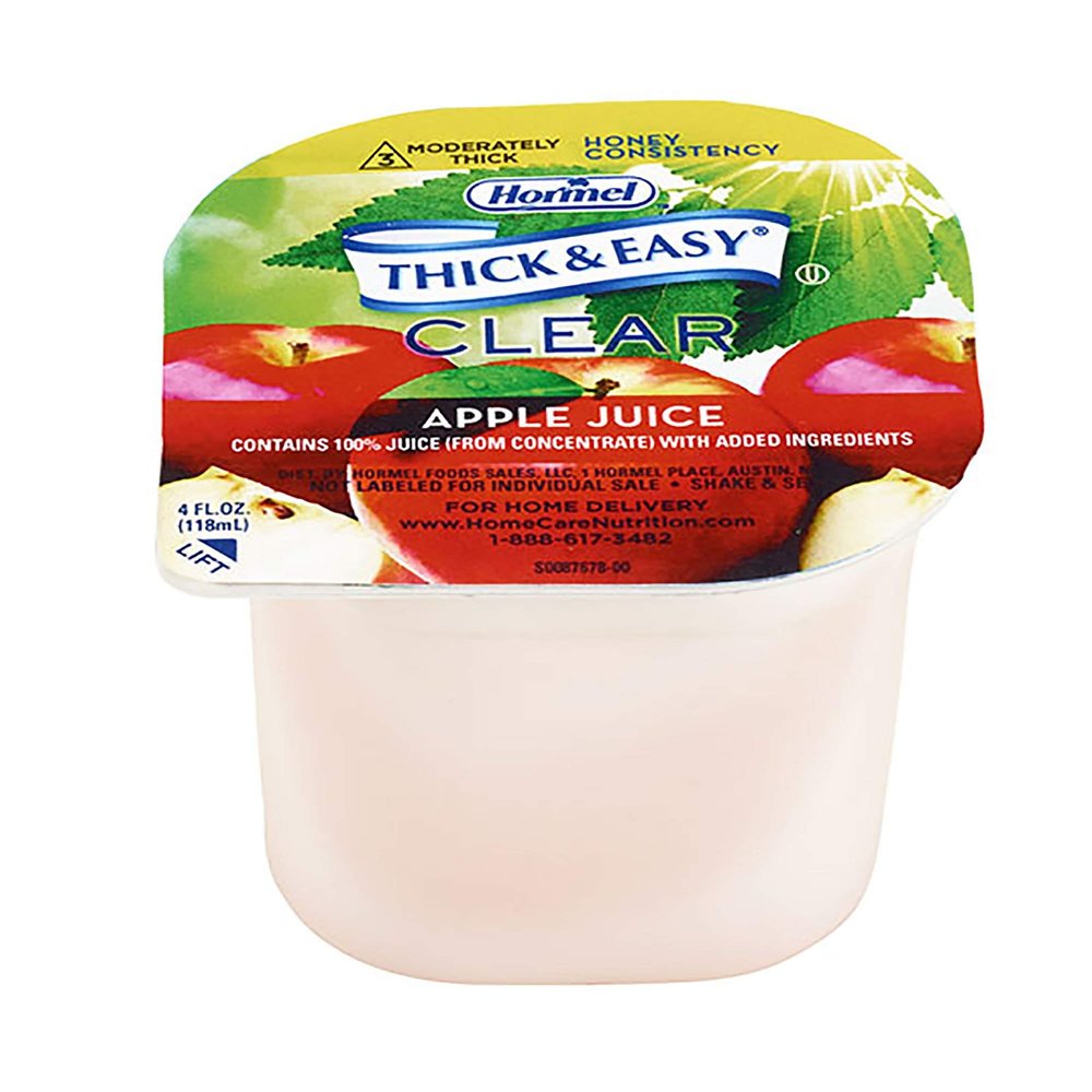 Thick & Easy Thickened Beverage Apple 4 oz. Cup 24 Ct