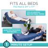 Vive 5" Alternating Pressure Mattress - Air Topper Pad for Bed Sore, Ulcer Prevention, Bedridden Treatment - Inflatable, Quiet Alternative Cover - Fits Hospital Bed - Includes Electric Pump System view 4
