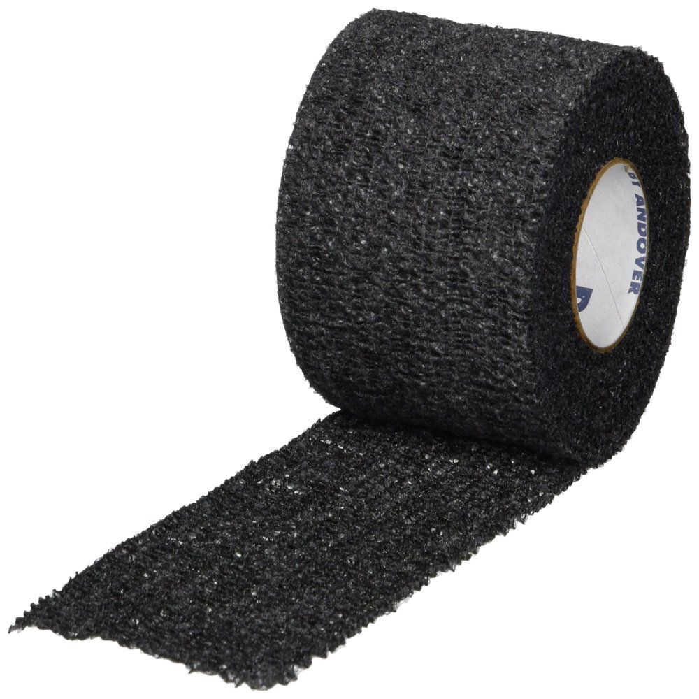 Andover PowerFAST Flexible Adhesive Stretch Tape, 2'' x 5yd, Black, 24 Rolls/Case