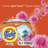 Tide PODS with Downy, Liquid Laundry Detergent Pacs, April Fresh, 12 count view 4