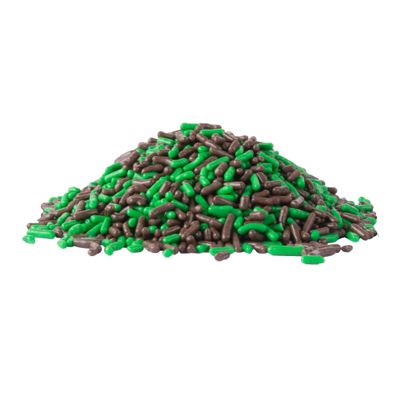 Dutch Treat Chocolate Mint Sprinkles Candy Ice Cream Topping - 10 lb. By TableTop King