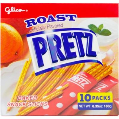 Glico Pretz Roast Baked Snack Sticks, 6.35 Ounce