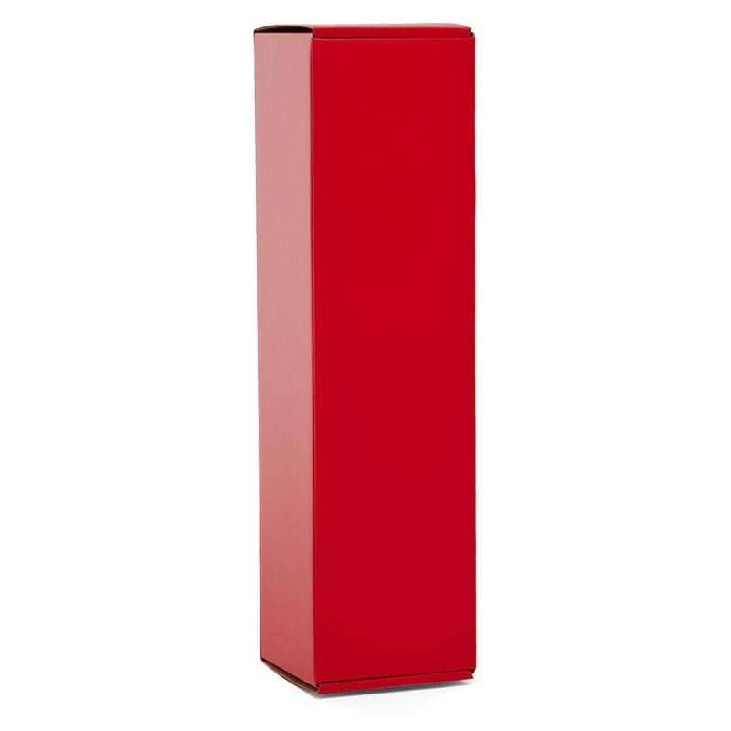 50ea - 13-1/2 X 3-1/2 X 3-1/2 Red Corrugated Tuck Top Box