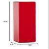 50ea - 13-1/2 X 3-1/2 X 3-1/2 Red Corrugated Tuck Top Box view 2