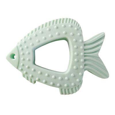 Baby Teether 3 M+,Chew Toys for Kids Boy Girl Biting Chewing Needs,Funny Fish Teether,Durable, Food Grade Silicone BPA-Free